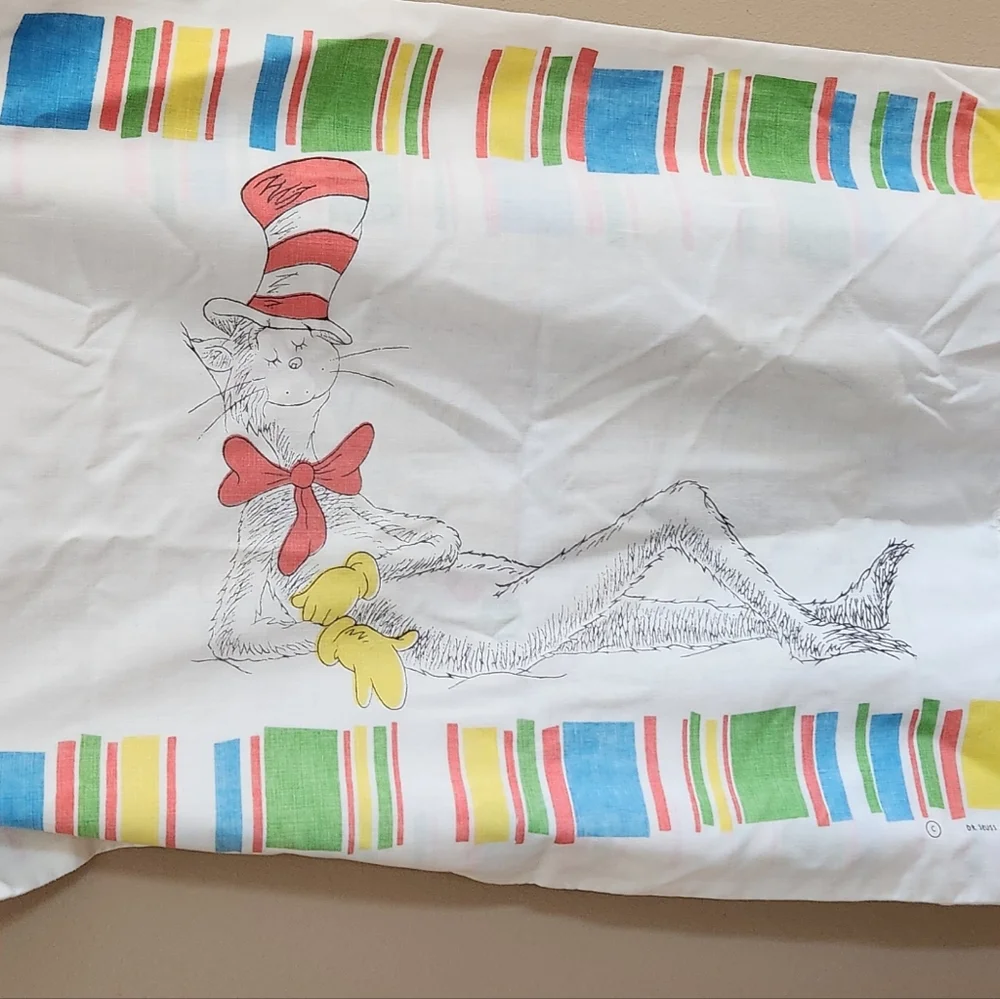 Oversized Dr. Suess pillowcase